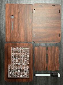 1个创意DIY小猪存钱罐 - （需手动组装）家居装饰配件，可重复使用的木制小猪存钱罐，适合预算管理、家居装饰、父亲节、母亲节、送给朋友、男女朋友、家人、老师、同事、万圣节、圣诞节的礼物（颜色/款式随机） - 彩色 - 查看 13