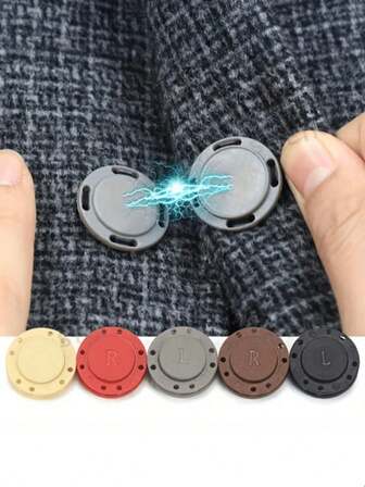 1-5 Pairs Magnetic Buttons, Suitable For Sweaters, Cardigans And Bags - Multifunctional Round Coat Magnets, Secure Closure