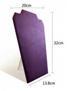 Velvet Jewelry Display Stand Necklace Pendant Bracelet Stud Ear Storage Display Stand - Necklace Plate - View 15