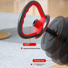 Adjustable Kettlebell Handle Exercise Kettlebells Weight Dumbbells Converter New - Black - View 6