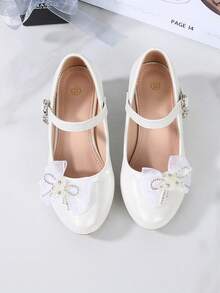 2026 New Campus/Ballet Princess Thick Sole High Heel Shoes For Teenagers, Suitable For All Seasons - White - View 13
