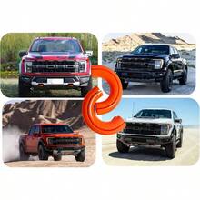 Tow Hook Covers F150 2004 - 2025 Bronco Base/Big Bend/ 2021 - 2025 And Tundra 2017 - 2021, Tow Hitch Covers Compatible With F150 Accessories 2004 - 2025 Orange - Red - View 6
