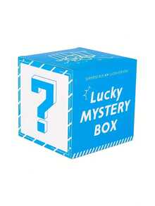 10pcs Lucky Question Mark Gift Box Packaging Empty Box, Available In Red, Green, Blue, Pink, Perfect For Packaging Small Gifts, Prizes, Creative Gift Box Packaging (Note: This Is An Empty Box, No Gift Inside) - Multicolor - View 5