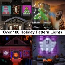 Smart DIY Curtain Lights - RGB Color Changing LED Fairy String Lights With Music Sync, App Remote Control, USB Powered For Party, Wedding. Christmas Decor, Curtains For Living Roo - DIY Curtain Light - View 7