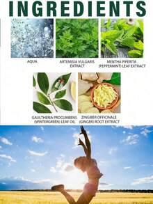 1盒艾蒿提取物软膏，日常身体护理，草本有效软膏，植物精华，适用于背部、颈部、膝盖、腰部，放松身心，健身按摩产品，舒缓身体 - 彩色 - 查看 4