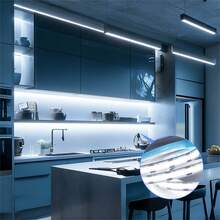 1 Stück 5V COB LED Lichtstreifen mit Batteriebox - flexibel & kürzbar, warmweiß/weiß, batteriebetrieben (Batterien nicht enthalten) für Schlafzimmer, Küche, Wohnzimmer, Fantasy-Themen Dekoration, LED Beleuchtung für Schlafzimmer, Küchenbeleuchtung, moderne Beleuchtung, Schaltersteuerung - COB-LED-Streifen - Übersicht 11