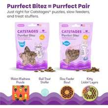 Catstages Nina Ottosson Buggin' Out Puzzle & Play – Interactive Cat Puzzle Feeder For Indoor Cats, 16 Hidden Treat Compartments, Slow Feeder, Durable & Easy-Clean(Melon Madness) - 彩色 - 查看 7