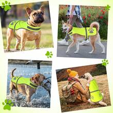 Reflective Dog Vest, High Visibility Dog Hunting Vest Lightweight Safety Dog Jacket For Night Walking Camping,Safety Dog Jacket 2026 Upgraded Version - Green - View 8