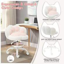 Home Office Chairs - White - View 6