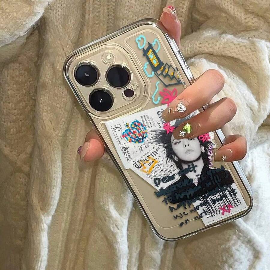 Envío nacional Funda de teléfono de alta gama Graffiti G-Dragon Compatible con funda de teléfono Apple 13 Pro Max  15 14 Niche 16 Funda suave 12 Marca de moda ♡ Funda de Teléfono Anime para Apple  17/16/15/14/13/12/11/air/Pro/ProMax  Galaxy S20/S21/22/S23/S24/S25 Plus, Fe, Ultra, A05/A13/A15/A16/A24/A25/A35 Redmi Note13ProPlus/Note14ProPlus, Pixel, MotoG86, G56, Funda de Teléfono Duradera Antihuellas - Multicolor - Ver 1