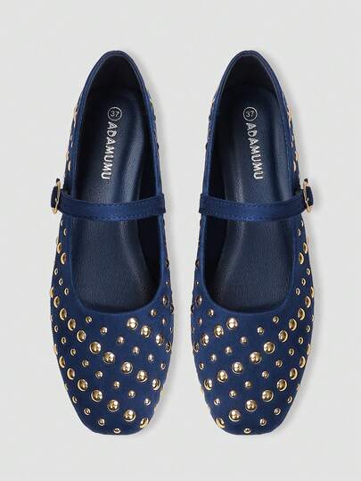 Zapatos planos tipo mula con lentejuelas de mujer ADAMUMU, nuevos de principios de otoño, cómodos y con estilo, lindos para uso diario y de fiesta, vacaciones y primavera
