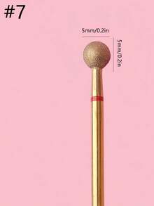 Punte per trapano in lega di titanio, rimozione professionale di cuticole e pelle morta - Dorato - Visualizzare 23