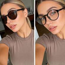 cabecade 2 In 1 Magnetic Outdoor Reading Glasses For Women And Men, With Tinted Lenses Maintain Clear And Enlarged Vision Computer Glasses, Easy To Switch Lenses Magnification From +1.0 To +4.0 - Multicolor - View 5