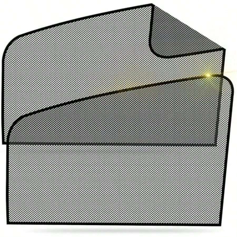 WD&CD 2 PCS Protector Solar Lateral para Coche, Parasol Coche Lateral Protección UV, Parasoles Magnético para Ventana Lateral, Sol y el Calor y Privacidad Protección - Ventana lateral frontal - Ver 1