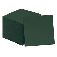 20pcs/Set, 40pcs/Set, 60pcs/Set Thick & Soft Absorbent Dark Green Solid Color Party Napkins, 2-Ply Soft Paper Napkins, 33cm*33cm When Unfolded, Suitable For: Wedding, Tea Party, Birthday Party Decorations, Party Decorations, Party Supplies, Holiday Decorations, Holiday Supplies - Dark Green - View 1