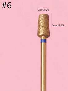 Punte per trapano in lega di titanio, rimozione professionale di cuticole e pelle morta - Dorato - Visualizzare 14
