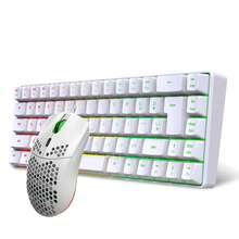RGB Gaming Keyboard & Mouse Set - Compact 68-Key Wired Keyboard With RGB Backlight, Ergonomic Design, Optical Mouse - Multicolor - View 7