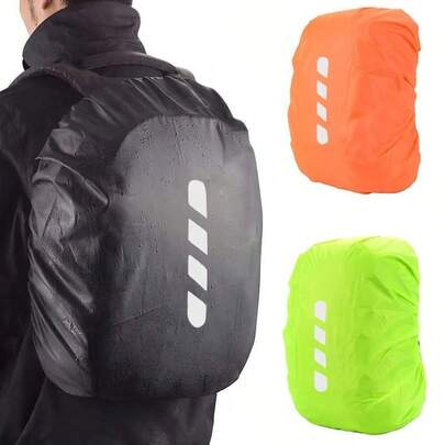 Funda de lluvia reflectante para mochila de 30-40L, funda de lluvia fluorescente para mochila, cubierta impermeable para montañismo, un gran regalo para estudiantes y profesionales. Adecuado para actividades al aire libre, a prueba de polvo/antirrobo/ciclismo/senderismo/camping/viaje, para uso nocturno. Nuevo modelo 2026, temporada de regreso a la escuela, múltiples colores disponibles.