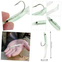 8 Piezas Cebos Artificiales para Herramienta de Vivid y Reutilizable - Verde claro - Ver 1