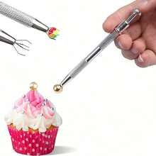 Candy Pearl Pen, Pearl Clip, Candy Pearl Picker, 4-Claw Sugar Coating Clip, 4-Claw Edible Candy Collector, Suitable For Cake, Cupcake, Ice Cream Baking Decoration