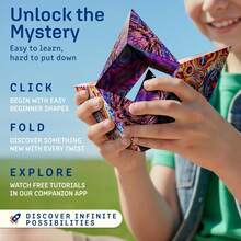 Shape Shifting Box - Award-Winning STEM Fidget Toy With Strong Magnets - Fidget Cube Transforms Into 100+ Shapes, Christmas Stocking Stuffers Gift For Kids, Teens, And Adults (Spaced Out) - Spaced Out - 查看 4