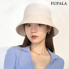 Bucket Hat, Sombrero Pescador Algodn Gorra Pescador Plegable Cubo Bucket Hat para el Sol Estilo Cubeta para Hombres y Mujeres Sombreros de Verano Al Aire Libre para Senderismo, Camping, Playa, Pesca - Beis - Ver 5