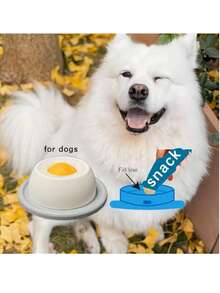 宠物舔食垫酸奶舔盘慢食碗，适用于猫狗 - 互动零食碗，促进口腔健康，舔食玩具，猫狗互动玩具，快乐狗狗，快乐狗狗游戏，狗狗用品，快乐狗狗礼物，狗狗用品，猫狗个性化产品 - 均碼 - 查看 6