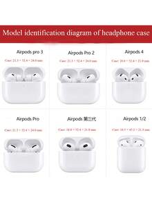 [Customized]Personalized Custom Luxury Name Letter Customized Cover Compatible With Airpods 1 2 3 4 Pro 2 Simple Solid Color Silicone Star Pendant Earphone Case - Multicolor - View 3