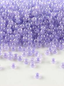 GO2CJBEADS DIY串珠工艺材料 10克手链珠 多色 2毫米圆形玻璃珠，用于珠宝制作