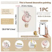 1 pieza Lienzo de arte de pared - Decoración de guardería para niñas, tema adorable de conejo, póster de conejo rosa suave - Arte de pared enmarcado perfecto para la decoración de la habitación de los niños, decoración de la sala de juegos, decoración de la habitación de los niños, decoración de la guardería, decoración de la sala de juegos, decoración de la guardería de niñas, decoración de la habitación de niñas, decoración de la habitación de niños, decoración de la habitación de niños - Multicolor - Ver 28