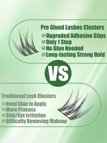 144pcs C-Curl Flared & Lengthened False Eyelash Clusters, Natural Look, Cartoon Style, DIY Eyelash Extension, Single Lash Length 10-14mm, Anime Style Eyelash Clusters, Single False Lashes, New DIY Lashes, Fluffy & Soft, 3D Mink Hair False Eyelashes, False Lashes, Makeup, Eyelash Extension, Short Lashes, DIY Lashes, Light Color Lashes, DIY Eyelash Extension At Home - C - Xem 5