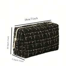 A Large Capacity Storage Bag With A Fragrance Design, Organizing Skincare Products And Cosmetics. FXBD - 黑色 - 查看 4