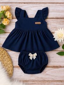 Kit c/ 6 Peças de 3 Conjuntos Batinha + Calcinha Eloá - Multicolorido - Visão 5