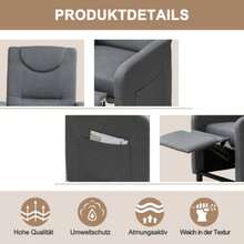 Living Room Chairs - Grey - View 4