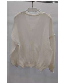 Plus Size Women New Cardigan Fashion Rejuvenating Lantern Sleeve Knit Jacket - Apricot - View 3