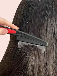 1pc Deep Scalp Cleansing Comb, Small Teeth Dandruff & Lice Brush, Long Handle Beauty Comb, Cat Deshedding Brush, Dog Grooming Tool, Multi-Function Comb, Brush, Hair Brush, Edge Comb, Hair Brush, Comb, Hair Brush, Detangling Brush, Ball-Shaped Brush, Mini Hair Brush, Hair Brush Set, Wooden Comb, Hair Brush Comb, Hairstylist, Hair Styling Tools, Hair Care Products, Hair Accessories, Brush, Back Brush - Multicolor - View 7