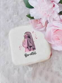 个性化天鹅绒珠宝盒、诞生石珠宝盒、妈妈旅行珠宝盒、送给她的礼物、耳环盒、珠宝盒