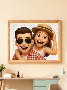 1 Túi Ghép Hình Tùy Chỉnh Từ Ảnh Và Hình Ghép Khổng Lồ, Hình Ghép Trống Hình Chữ Nhật và Hình Trái Tim, Trang Trí Gia Đình, Đồ Trang Trí Ghép Hình Tùy Chỉnh, Tranh Ghép Trống In Thủ Công - Quà Tặng Ngày Valentine, Quà Kỷ Niệm, Quà Sinh Nhật, Quà Tặng Ngày Lễ, Ghép Hình Tùy Chỉnh Cho Sinh Nhật, Đám Cưới, Gia Đình, Ngày của Cha, Lễ Tốt Nghiệp, Lễ Tân Gia Đình, Trang Trí Nhà Cửa, Phòng Khách - Nhiều màu 3 - Xem 6