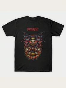 Camiseta demonic realm pave para hombres - Negro - Ver 1