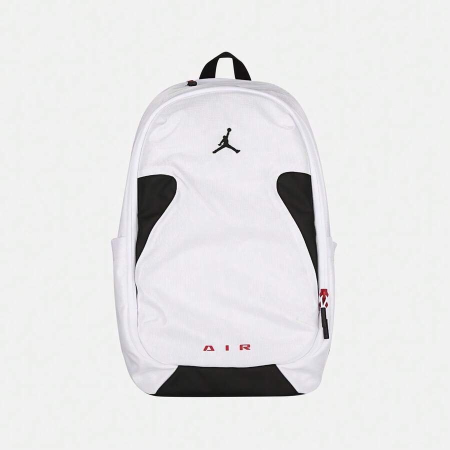 Jordan Unisex Casual Versatile Outdoor Backpack JD2613026AD-003 - White - View 1