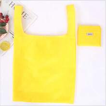 Bolsa de compras Bolsa ecológica Bolsa de almacenamiento Hombro Bolsas de comestibles Bolsas de de hombro Bolsas de tienda de supermercado plegables reutilizables - verde claro - Ver 11