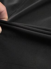 Quần short thể thao nam mùa hè nhanh khô - Cạp quần có dây rút, chi tiết viền bên hông, quần tập luyện thường ngày nhẹ nhàng. - màu đen - Xem 6