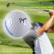 3-Layer Surlyn Golf Balls Conforming To USGA Standards, Enabling Longer And More Stable Shots, Blue Color Scheme - Blue - View 7