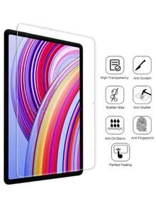 2 sztuki hartowanego szkła ochronnego na ekran, do Galaxy/iPad/Pad, szkło hartowane, ultra gładkie, odporne na zarysowania, nietłukące, odporne na odciski palców i wodę, kompatybilne z etui na telefon/tablet - Biały - Zobacz 4