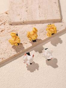 5个趣味爆米花造型发夹，新奇食物装饰发饰，爪夹，发卡，发夹 - 26473 - 查看 2