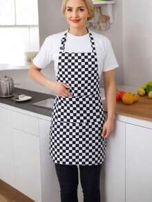 Delantal ajustable de chef para cocinar en la cocina y restaurante, adecuado para hombres y mujeres - Multicolor - Ver 11