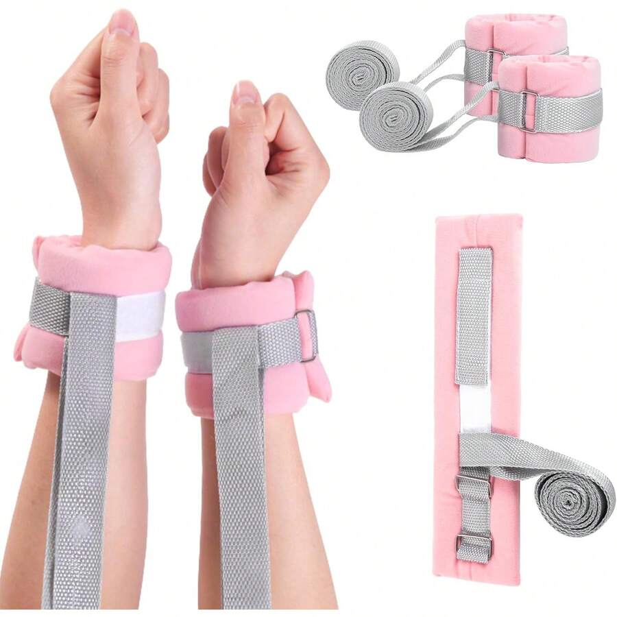 Alzheimer's Anti-Extraction Restraint Belt, Pink 2-Pack/, Medical Bed Wrist And Ankle Fixation Belt, Safety Protection - Black - View 1