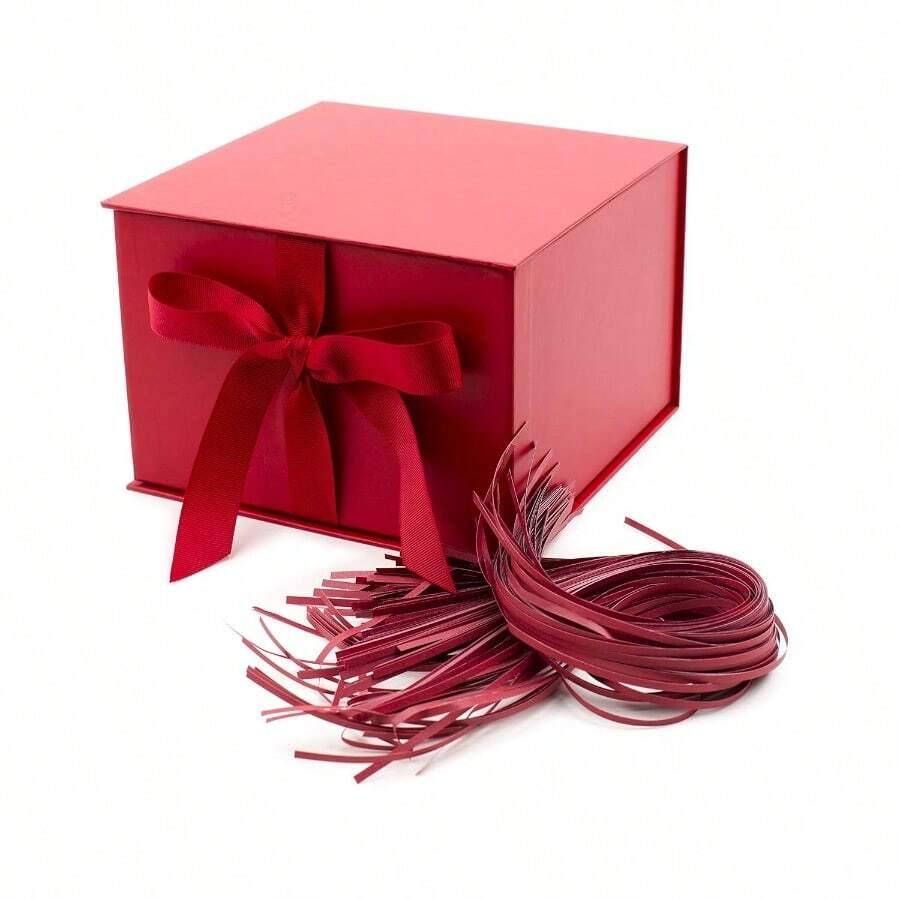 - Caja de regalo Rojo L Grande - como en la foto - Ver 1