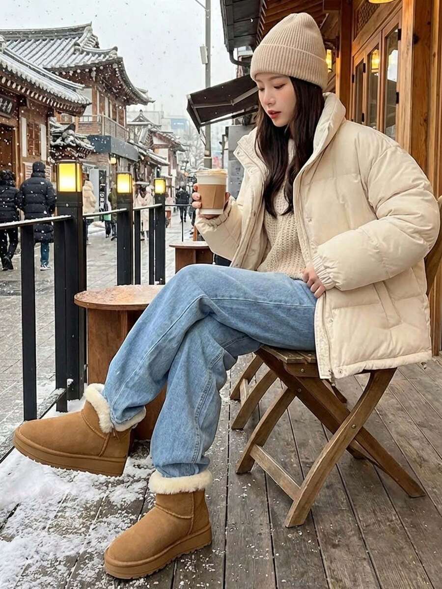 Women Snow Boots - Antelope Brown - View 1