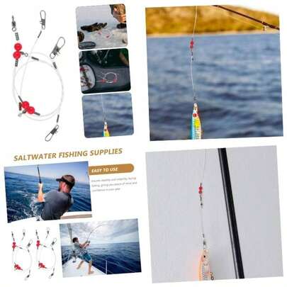 POPETPOP Seuelo Lder Hilo De Pesca Lder De Pesca Suministros De Pesca Equipo De Pesca Aparejos De Pesca Lnea De Pesca Alambre De Lderes Lneas De Pesca Profesionales Alambre De Nailon